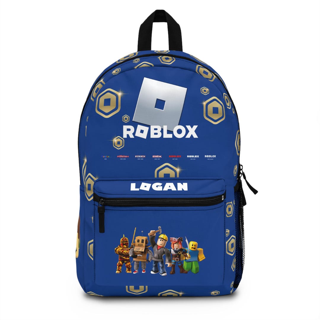Personalized Roblox Robux Backpack Your Name Nickname, Versatile Safe ...