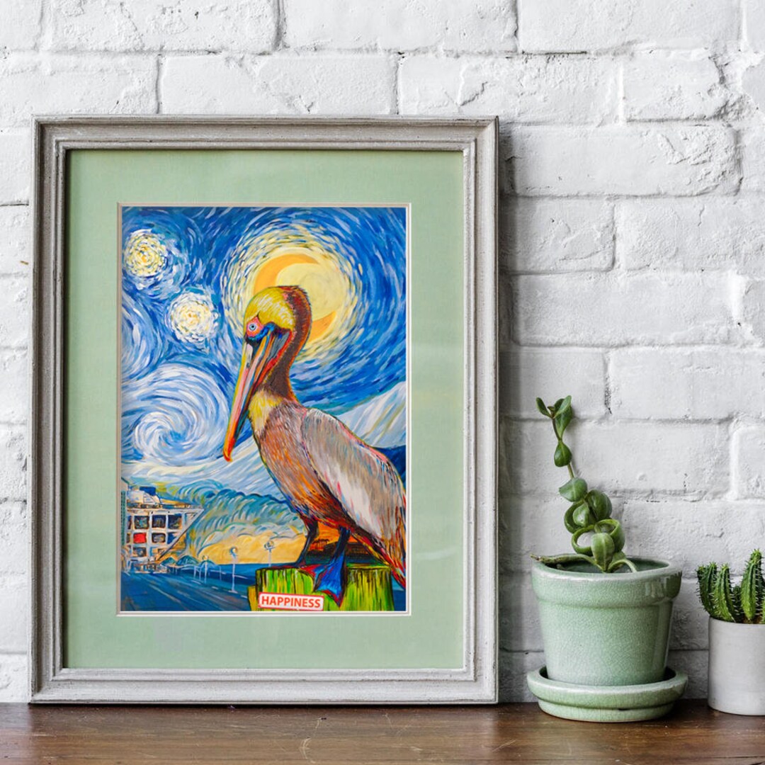 St. Petersburg Wall Art, the Starry Night, St. Pete Florida, the