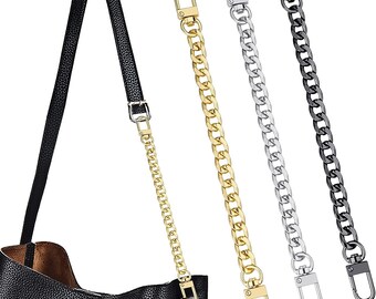 GOLD/SILVER/BLACK Replacement Metal Purse Chain - Choice of Length | Metal Purse Chain | Gold Purse Chain | Chain for Purses | Handbag Chain