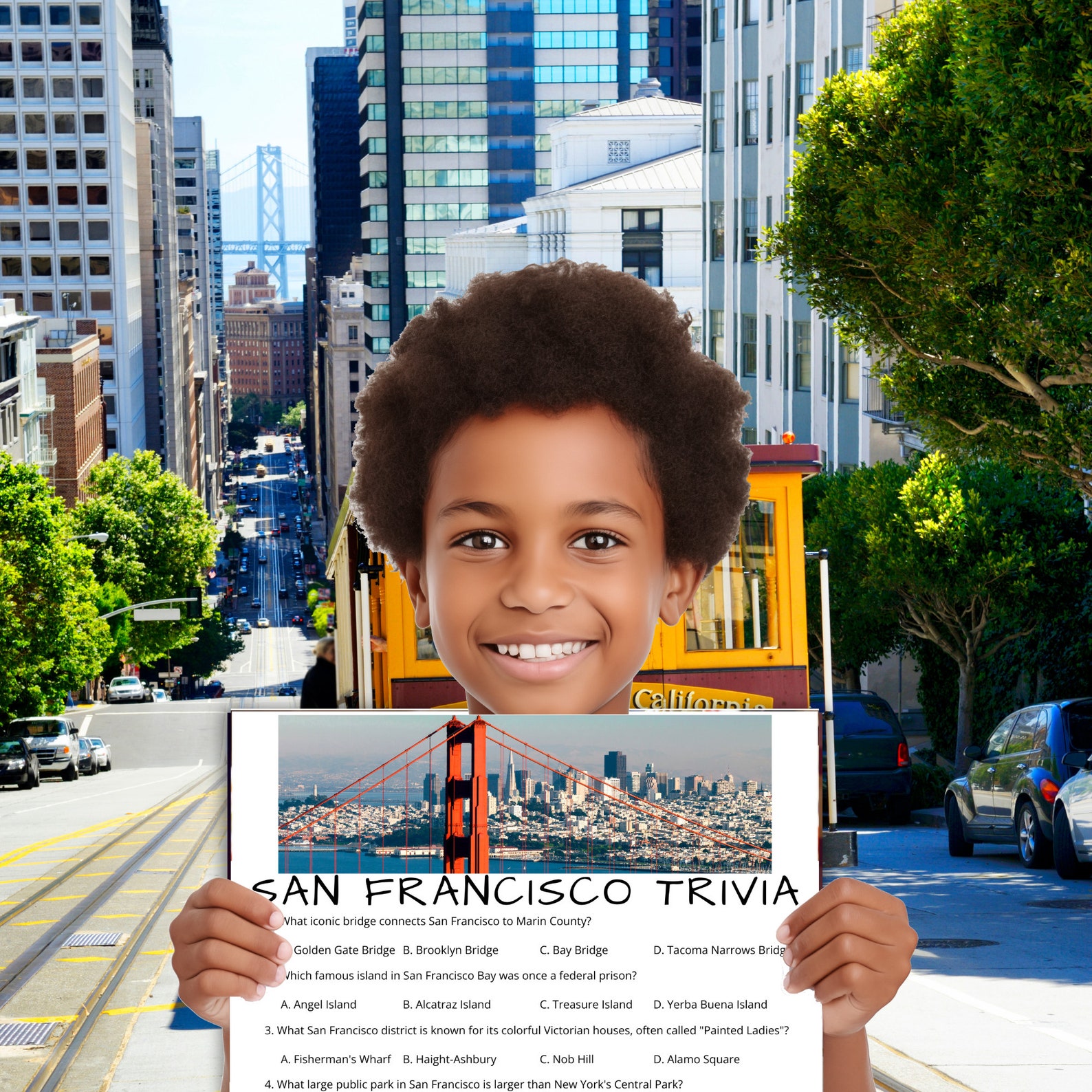 San Francisco Trivia Game Fun Family Activity (printable PDF) Etsy