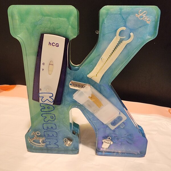 Resin Keepsake Letter Etsy