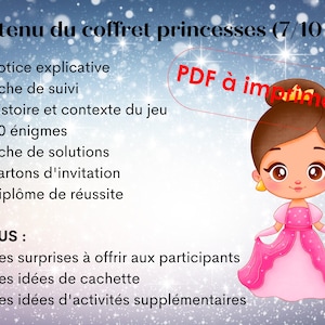 Princess-themed scavenger hunt (ages 7-10)