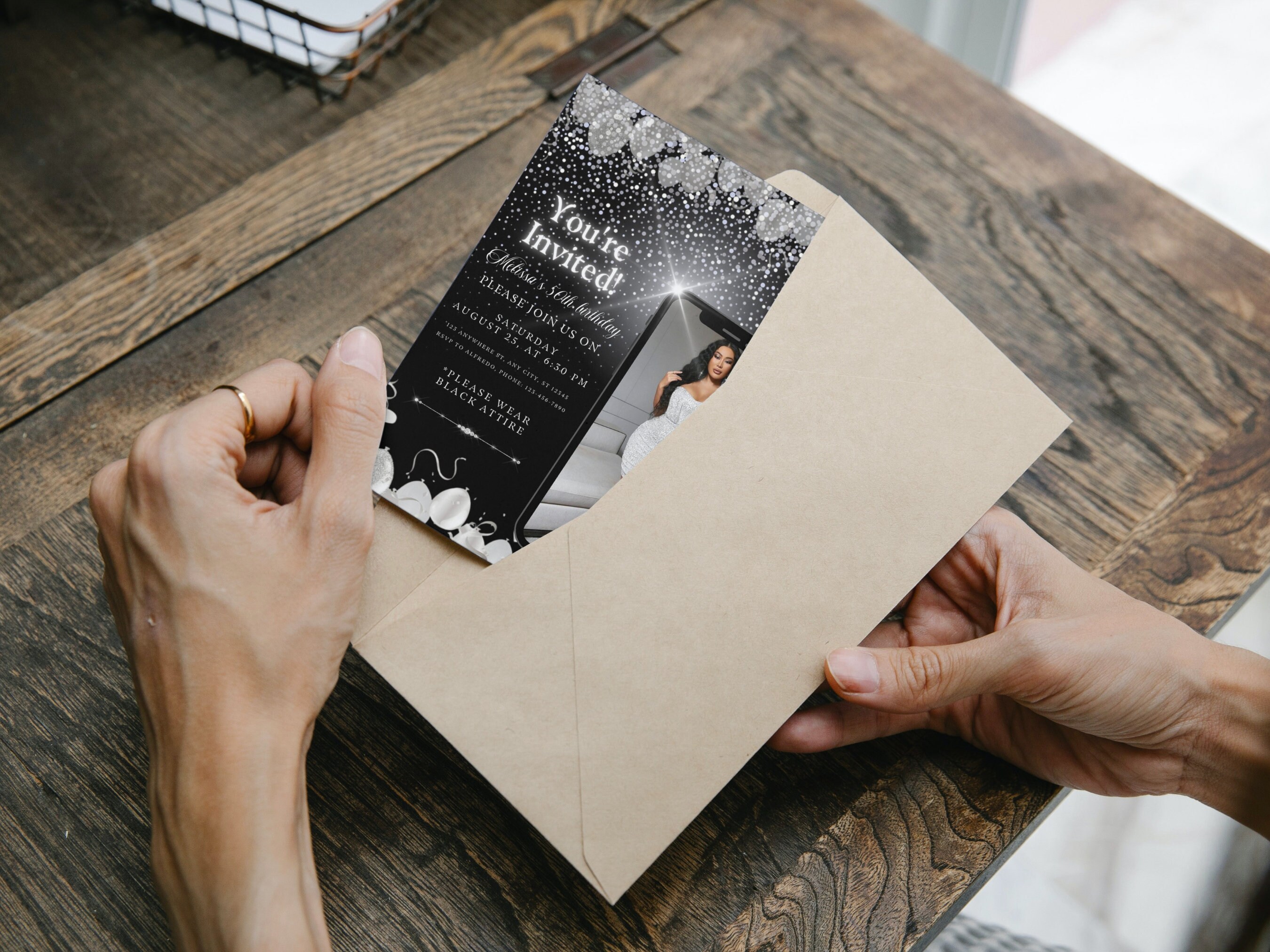 5x7 Blinged Out Birthday Celebration Flyer Etsy