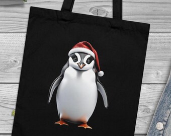 Bolso de mano con diseño de pingüino, ideal como regalo para mujeres, novias, compañeras de trabajo, cumpleaños o el Día de la Madre.