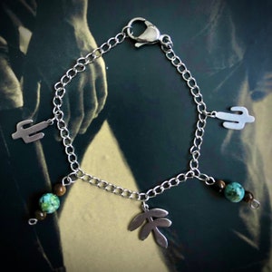 The “Joel” Bracelet | Handmade Stainless Steel and Gemstone Bracelet | TLOU | The Last of Us | Joel Miller