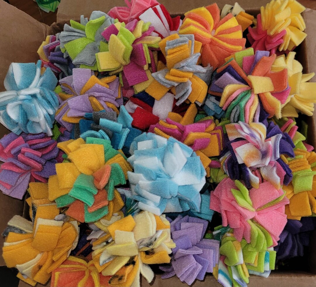 Ten Handmade 2 1/2 Inch Fleece Pom Poms Shipping Included Etsy