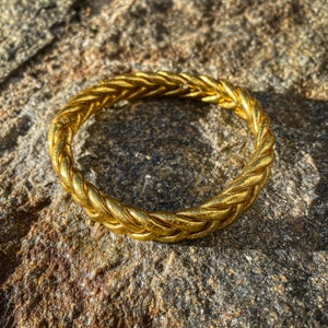 GEVLOCHTEN BOEDDHISTISCHE ARMBAND - Goud