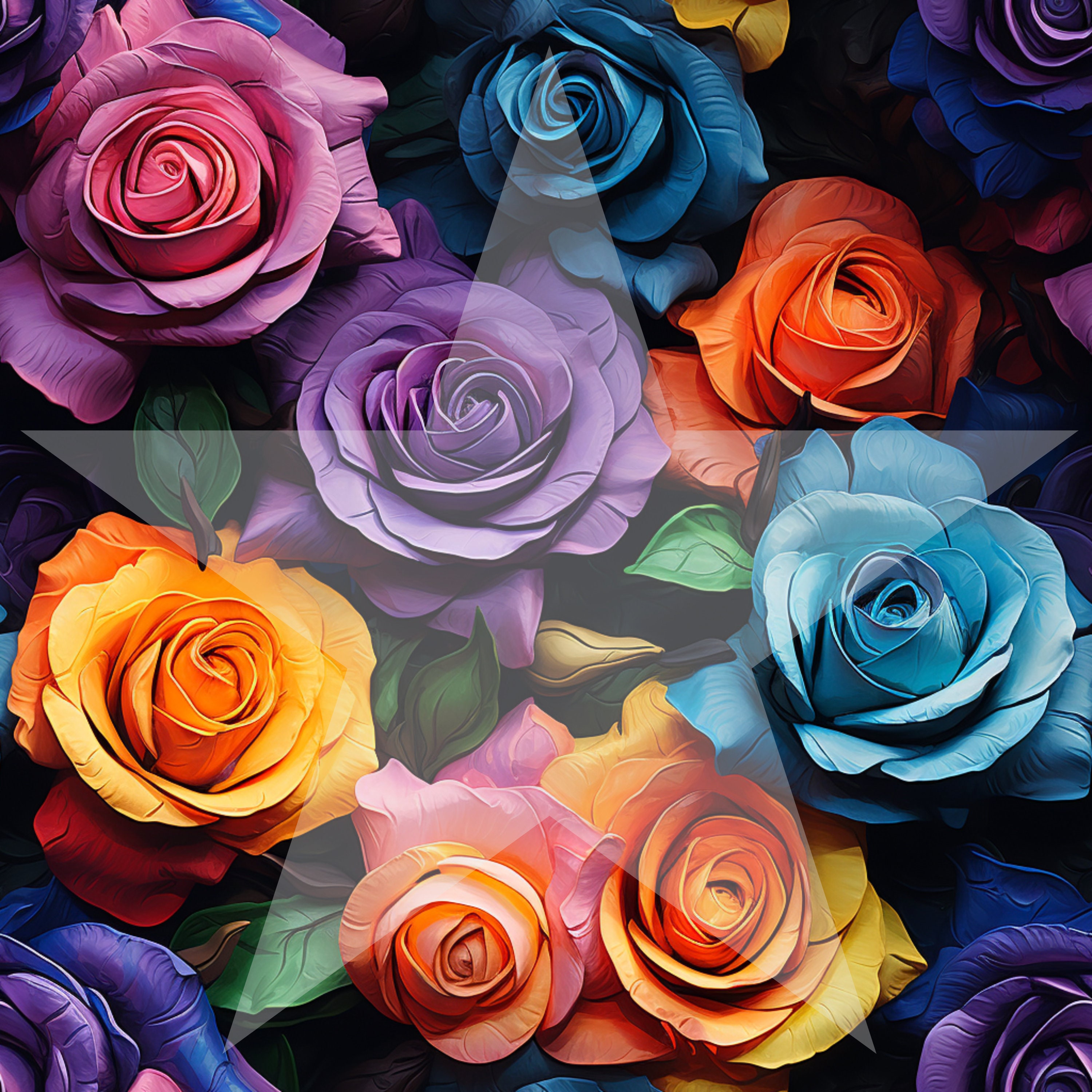 Boho Digital Paper, Seamless Background, Floral Patterns, Premade Wild ...