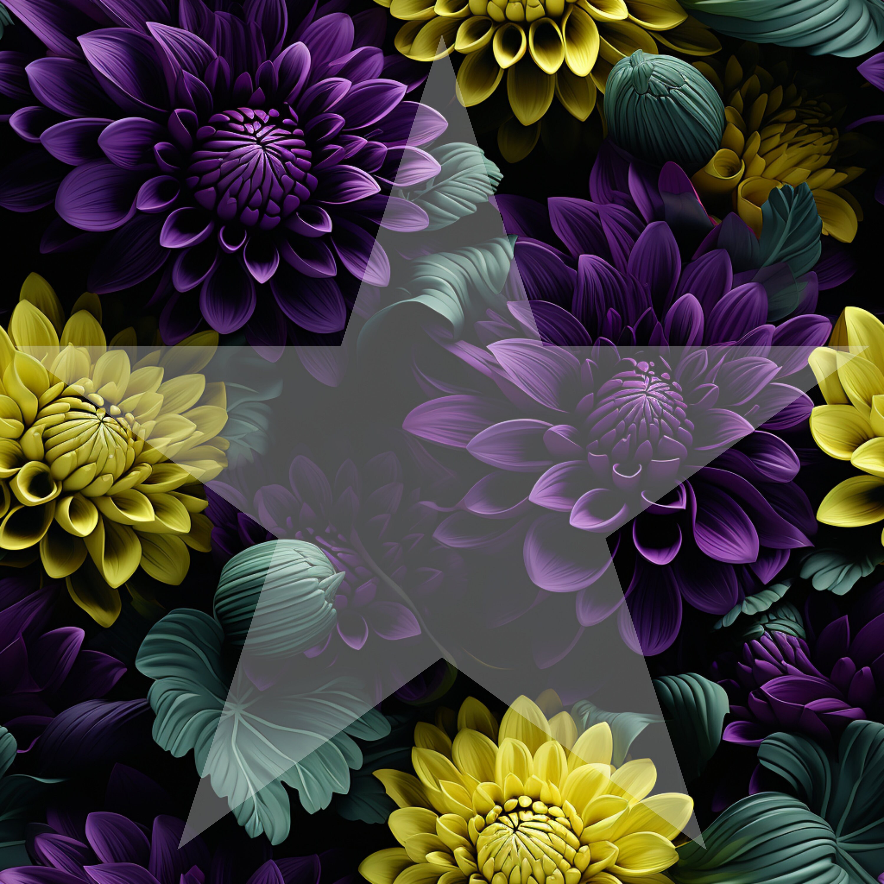 Boho Digital Paper, Seamless Background, Floral Patterns, Premade ...