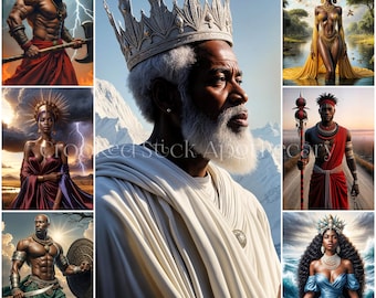 Seven African Powers Orisha Art Print (Digital Download)