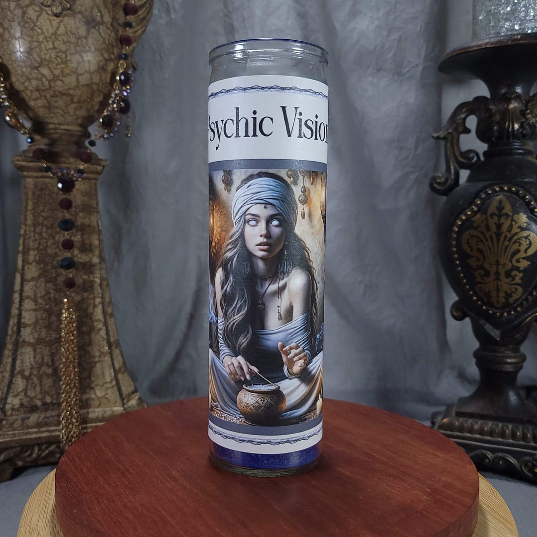 Psychic Vision Candle: 7-day Fixed Prayer Candle Hoodoo Voodoo