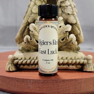 Algiers Red Fast Luck Conjure Oil, Ritual Oil, Hoodoo Oil, Witchcraft, Pagan, Voodoo, Rootworkers, Folk Magic, Blessing Oil, Anointing Oil