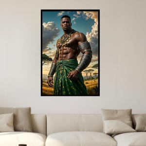 Ogun Art Print: Yoruba Orisha Digital Artwork (Digital Download)