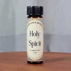Holy Spirit Conjure Oil, Ritual Oil, Hoodoo Oil, Witchcraft, Pagan, Voodoo, Rootworkers, Folk Magic, Blessing Oil, Anointing Oil, Wiccan