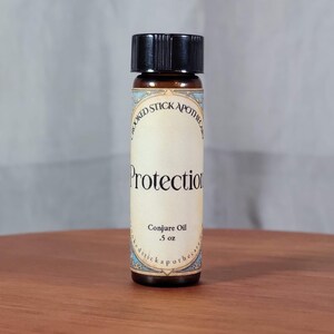Protection Conjure Oil, Ritual Oil, Hoodoo Oil, Witchcraft, Pagan, Voodoo, Rootworkers, Folk Magic, Blessing Oil, Anointing Oil