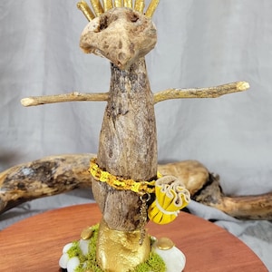 OOAK Crown of Success Doll, Voodoo Doll, Voodoo Poppet, Voodoo Hoodoo doll, Poppet, Witches Doll, Success Mastery,