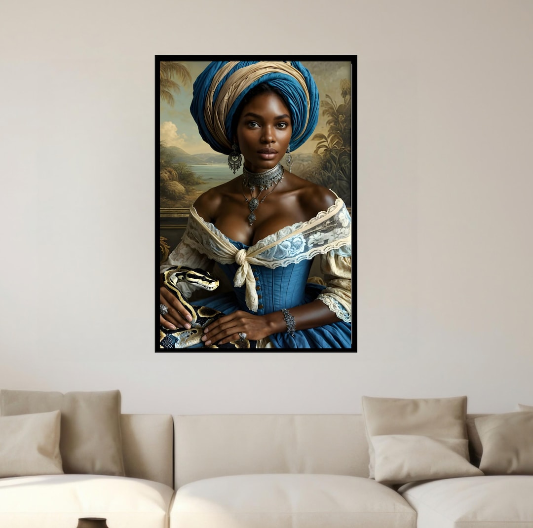 Marie Laveau Voodoo Queen Art Print: New Orleans Hoodoo (digital ...