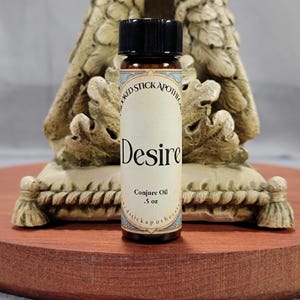 Desire Conjure Oil, Ritual Oil, Hoodoo Oil, Witchcraft, Pagan, Voodoo, Rootworkers, Folk Magic, Blessing Oil, Anointing Oil, Wiccan, Spells