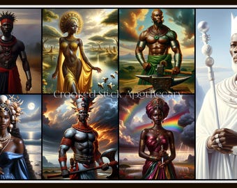 Seven African Powers Orisha Art Print (Digital Download)