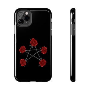 Pentagram Graphic Phone Case With Lanyard For Iphone 11 14 13 12 Pro Max Xr  Xs 7 8 6 Plus Mini Pattern Luxury Matte Silicone Original Shockproof Camera  Lens Protector Soft Cover - Temu