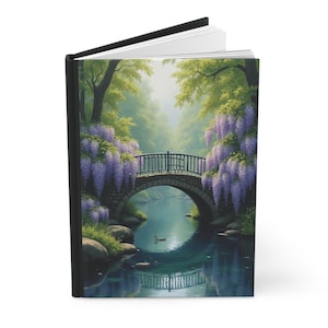 Lined Notebook, Artistic Journal, Monet Style, Art Lover Gift, Monet Diary, French Art, Artistic Stationery, Impressionist Art, Monet Art