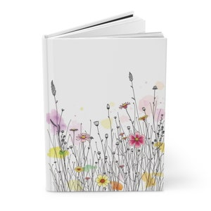 Pastel Wildflowers Journal, Perforated Notebook - Soft, Bright Watercolor Design - Lined Pages for Writing, Notes, and Creative Journaling