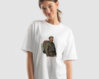 Camiseta con estampado realista de papá excursionista, regalo para hombres amantes de la naturaleza, camiseta con espíritu aventurero, camiseta para papá excursionista, regalo para amante de la montaña, papá de la naturaleza