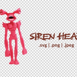 Siren Head SVG PNG JPEG | funny | horror | supernatural | gift | kids | halloween | scary | monster | mythical creature | spooky | creepy