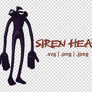 Siren Head SVG PNG JPEG | funny | horror | supernatural | gift | kids | halloween | scary | monster | mythical creature | spooky | creepy