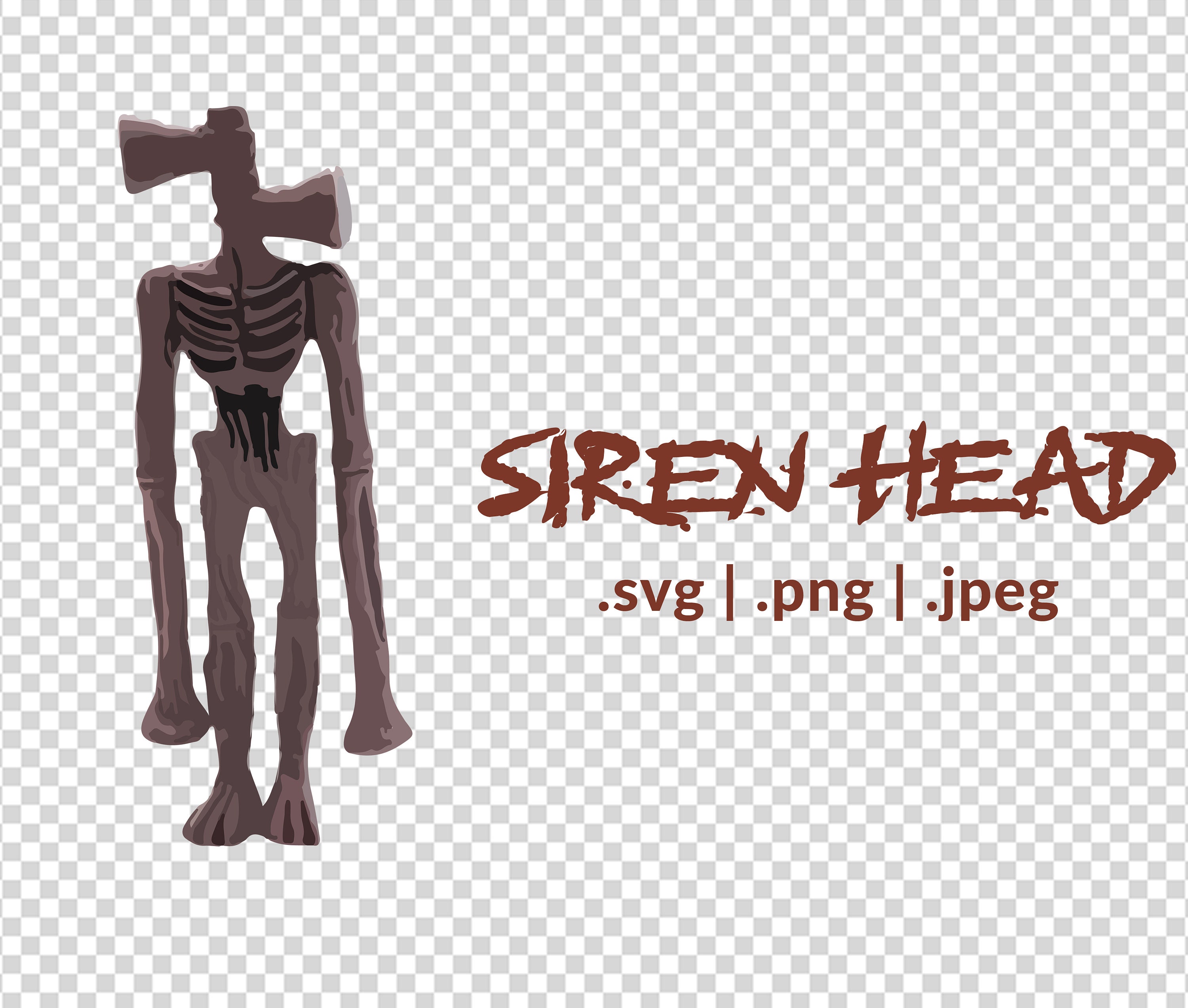 Siren head urban legend mythology creature Vector Image