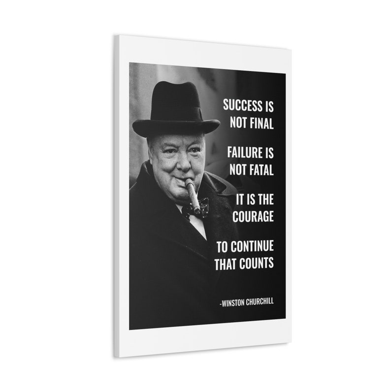 Winston Churchill Motivation Quote Inspire Success With Powerful Words ...