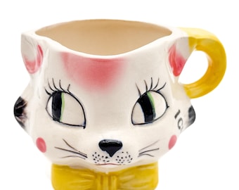 Vintage Tilso Cat 1 Cup Messbecher, 1950er Jahre MCM Japan Keramik