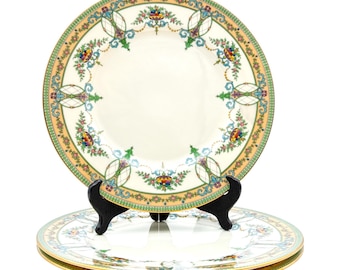 Vintage Lenox Sheraton Elfenbein Speiseteller | 10.5" Fine China | Auslaufendes Muster