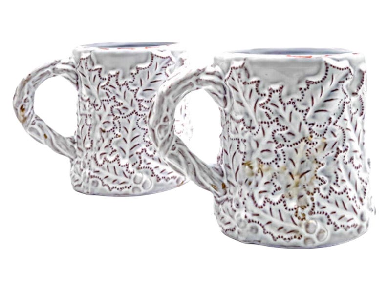 Mud Pie Holly Berry Coffee Mugs - Thumbnail 4