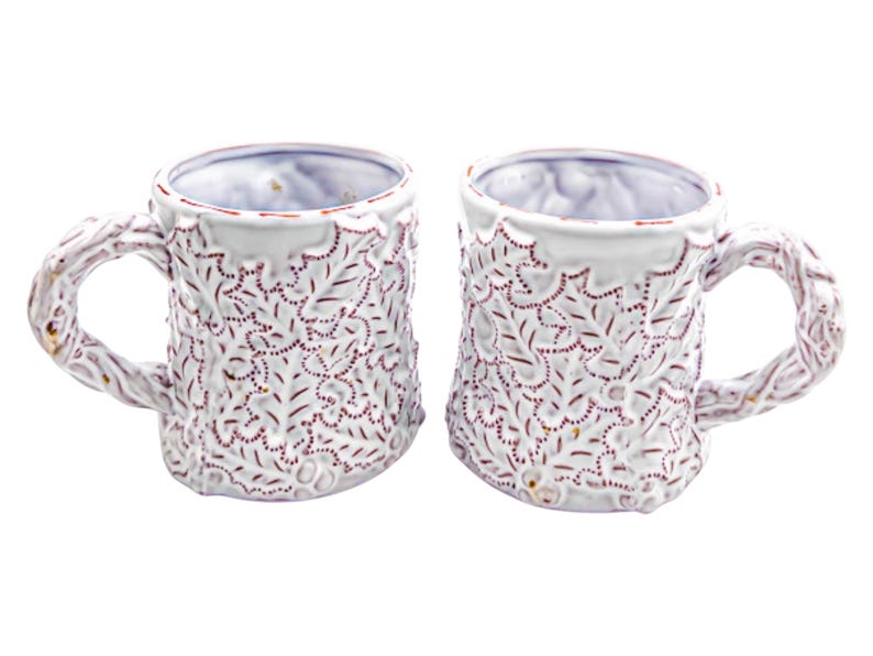 Mud Pie Holly Berry Coffee Mugs