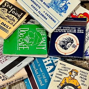 Nautical & Coastal Matchbooks **Unstruck and Unused!!!** Matchbooks and Matchboxes for Vintage Decor!