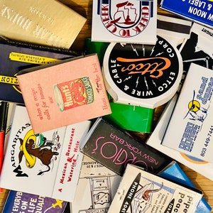 NEW Vintage Matches **Several Lot Quantities Available** Unstruck and Unused Matches for Display or Shadowbox Project! Matchbook & Matchbox