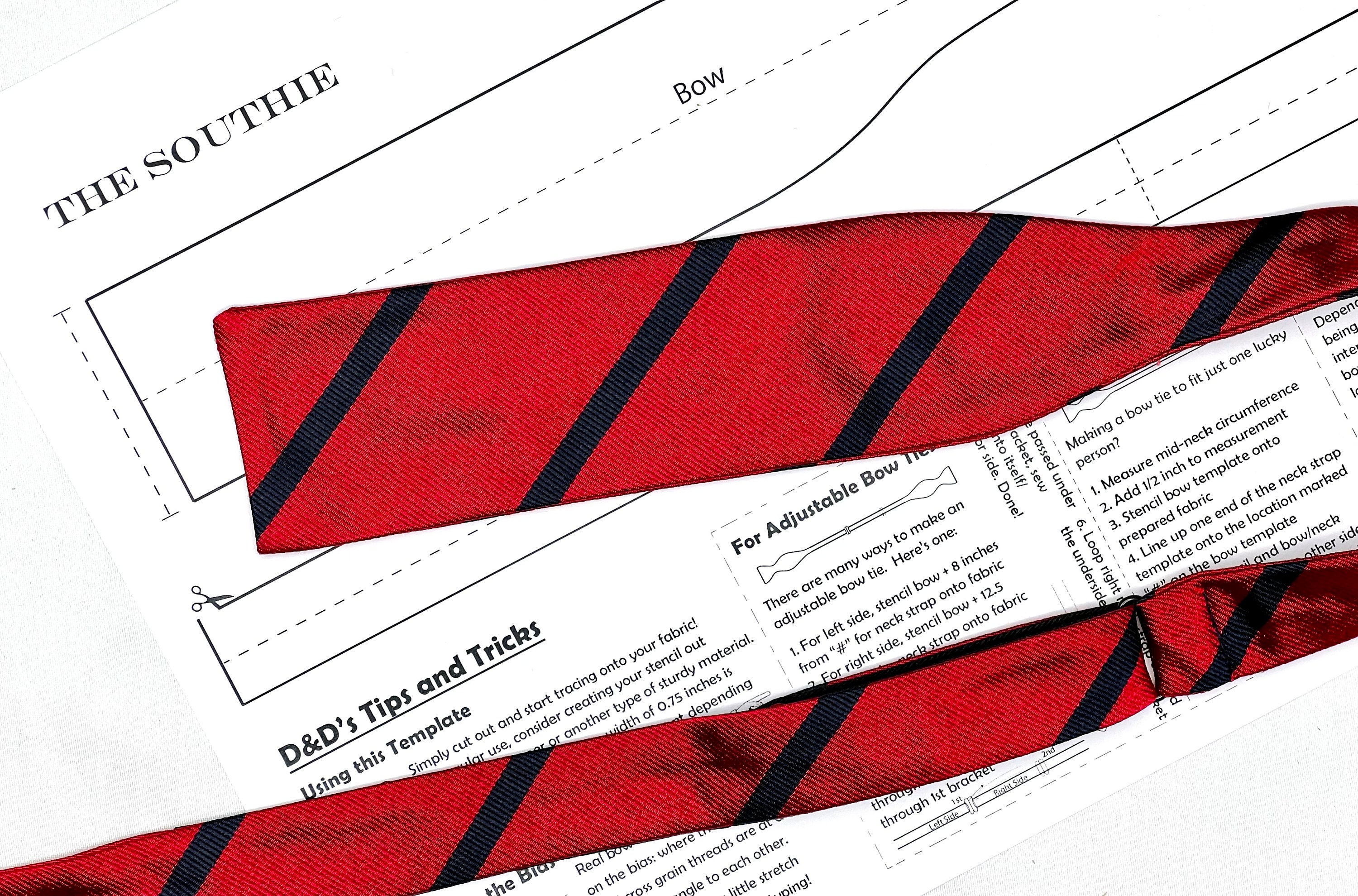 batwing bow tie pattern