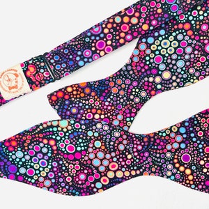 Bow Tie Cell Biology or Bowling Alley Carpet (Self-Tie, Adjustable) - 100% Cotton - Science Bow Tie Handcrafted for the BOLD and Dapper