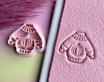 Autumn pumpkin sweater polymer clay cutter | clay cutter | polymer clay cutter | clay tools | polymer clay