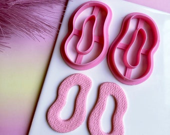 Wiggle donut clay cutter set | clay cutter | polymer clay cutter | clay tools | polymer clay