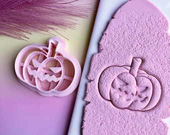 Pumpkin face 2  | clay cutter | polymer clay cutter | clay tools | polymer clay