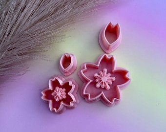 Sakura leaf polymer clay cutter | clay cutter | polymer clay cutter | clay tools | polymer clay