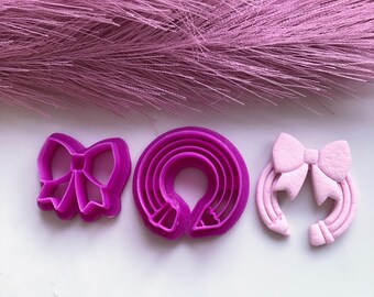Round pencil with ribbon clay cutter | clay cutter | polymer clay cutter | clay tools | polymer clay