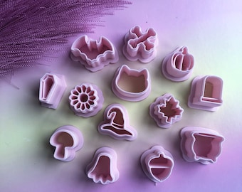 Halloween studs clay cutters | clay cutter | polymer clay cutter | clay tools | halloween polymer clay