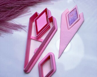 Gemstone clay cutter | clay cutter | polymer clay cutter | clay tools | polymer claye