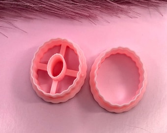 oval cookie clay cutter  | valentines clay cutter | polymer clay cutter | clay tools | polymer clay