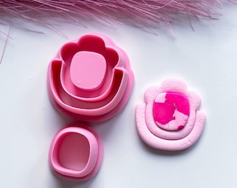 Faux stone clay cutter | clay cutter | polymer clay cutter | clay tools | polymer clay