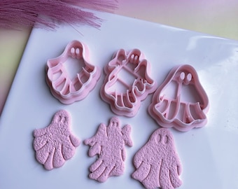 Halloween ghosts set | clay cutter | polymer clay cutter | clay tools | polymer clay | Halloween clay cutters