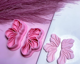 Organic petal mirror set clay cutter | clay cutter | polymer clay cutter | clay tools | polymer clay